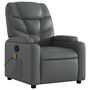 Voir la diapositive 4 : VIDAXL Fauteuil de massage inclinable Gris Similicuir