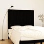 Voir la diapositive 1 : VIDAXL Tete de lit murale Noir 140x3x110 cm Bois massif de pin