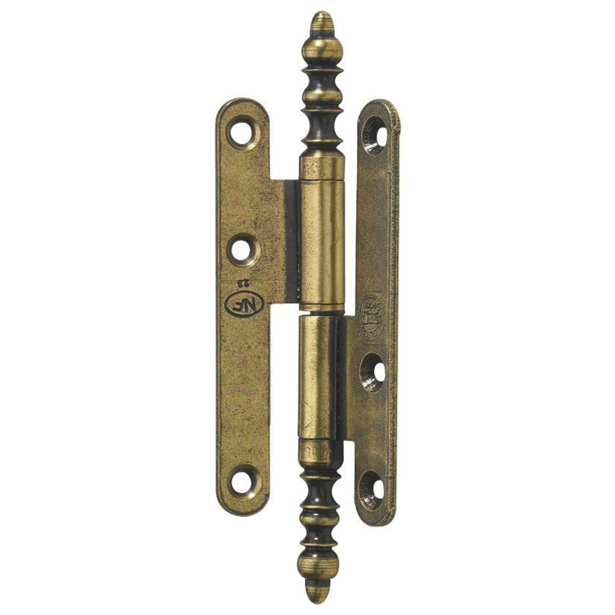 CENTRALE BRICO Paumelle acier pour meuble HETTICH, L.80 x l.45 mm