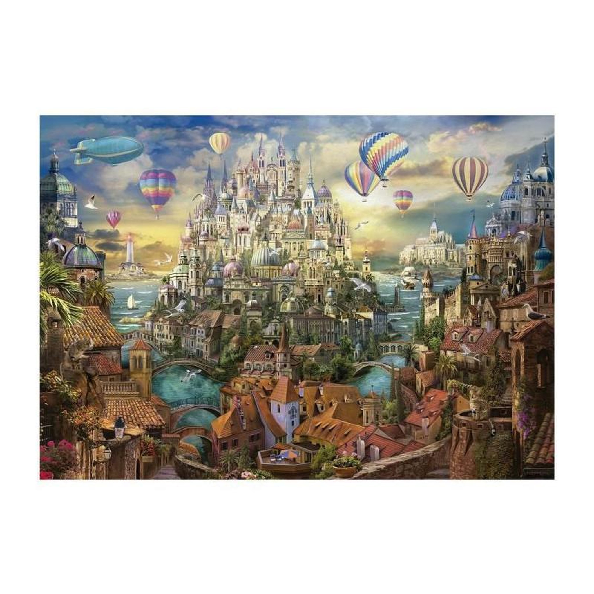 Voir la diapositive 2 : EDUCA VILLE DE ReVE - Puzzle de 8000 pieces