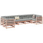 Voir la diapositive 1 : VIDAXL Salon de jardin 7 pcs bois massif sapin de douglas