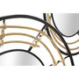 Voir la diapositive 3 : Paris Prix Décoration Murale 5 Miroirs  Oporto  111cm Noir & Marron