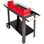 Voir la diapositive 3 : tectake Chariot-barbecue charbon sur 2 roues noir/rouge