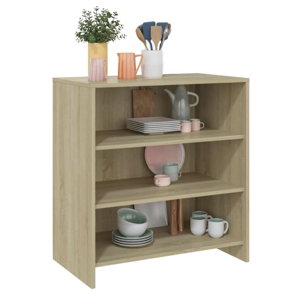 VIDAXL Buffet Chene sonoma 70x40,5x75 cm Bois d'ingenierie