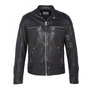Voir la diapositive 1 : Schott Blouson en Cuir Noir Homme Schott LCSPYDER25
