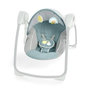 Voir la diapositive 1 : Ity by INGENUITY Sun Valley Canopy Portable Swing - Auvent, 2 jouets, siege inclinable 2 positions - Unisexe - 0-9 mois - Gris