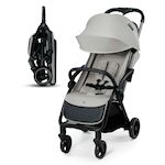 KINDERKRAFT Poussette apino pratique et confortable. Coloris disponibles : Beige, Noir, Multicolore