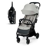 KINDERKRAFT Poussette apino pratique et confortable. Coloris disponibles : Noir, Beige, Multicolore