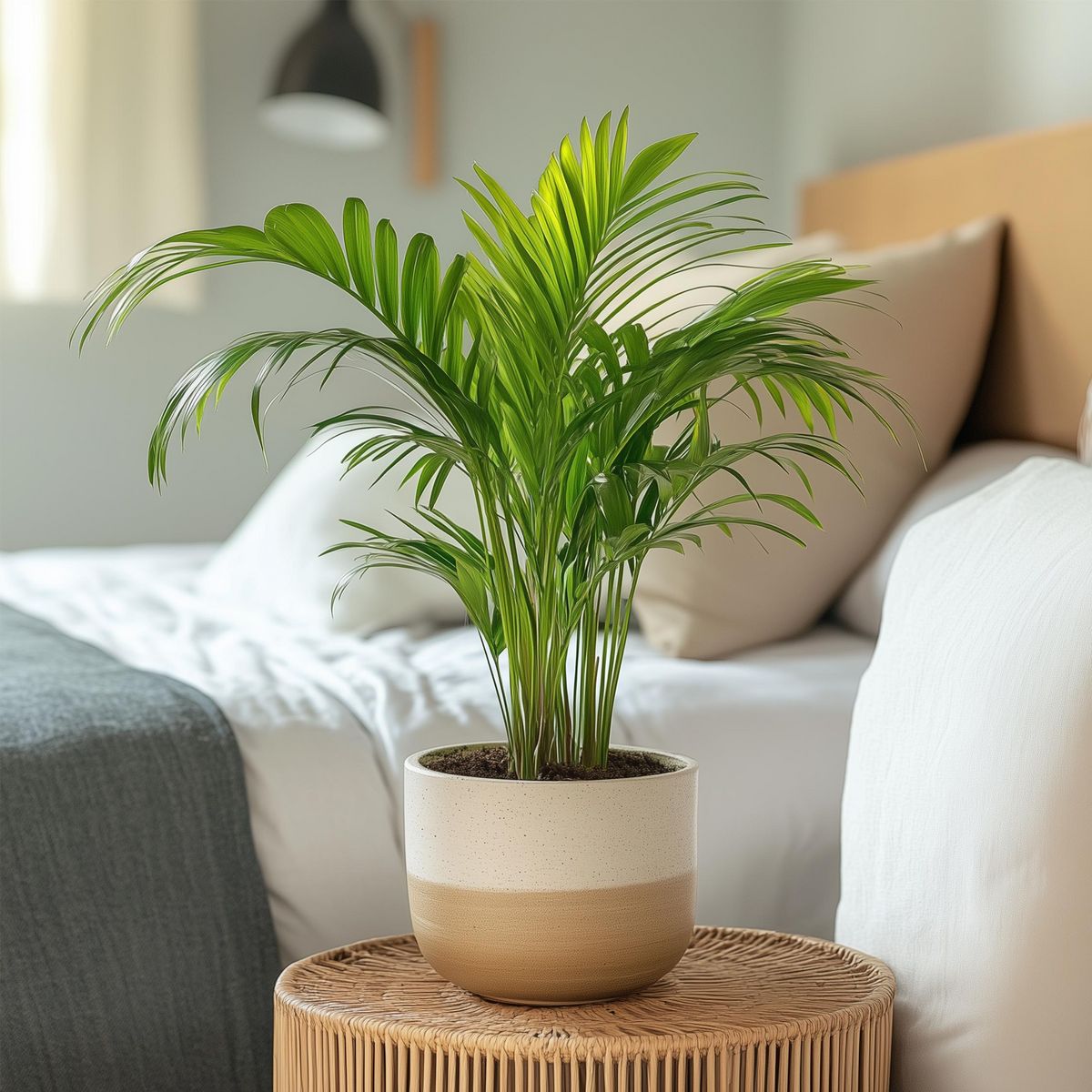 PLANT IN A BOX Palmier areca - Set de 2 - Dypsis lutescens - Hauteur 30-45cm - ⌀12cm