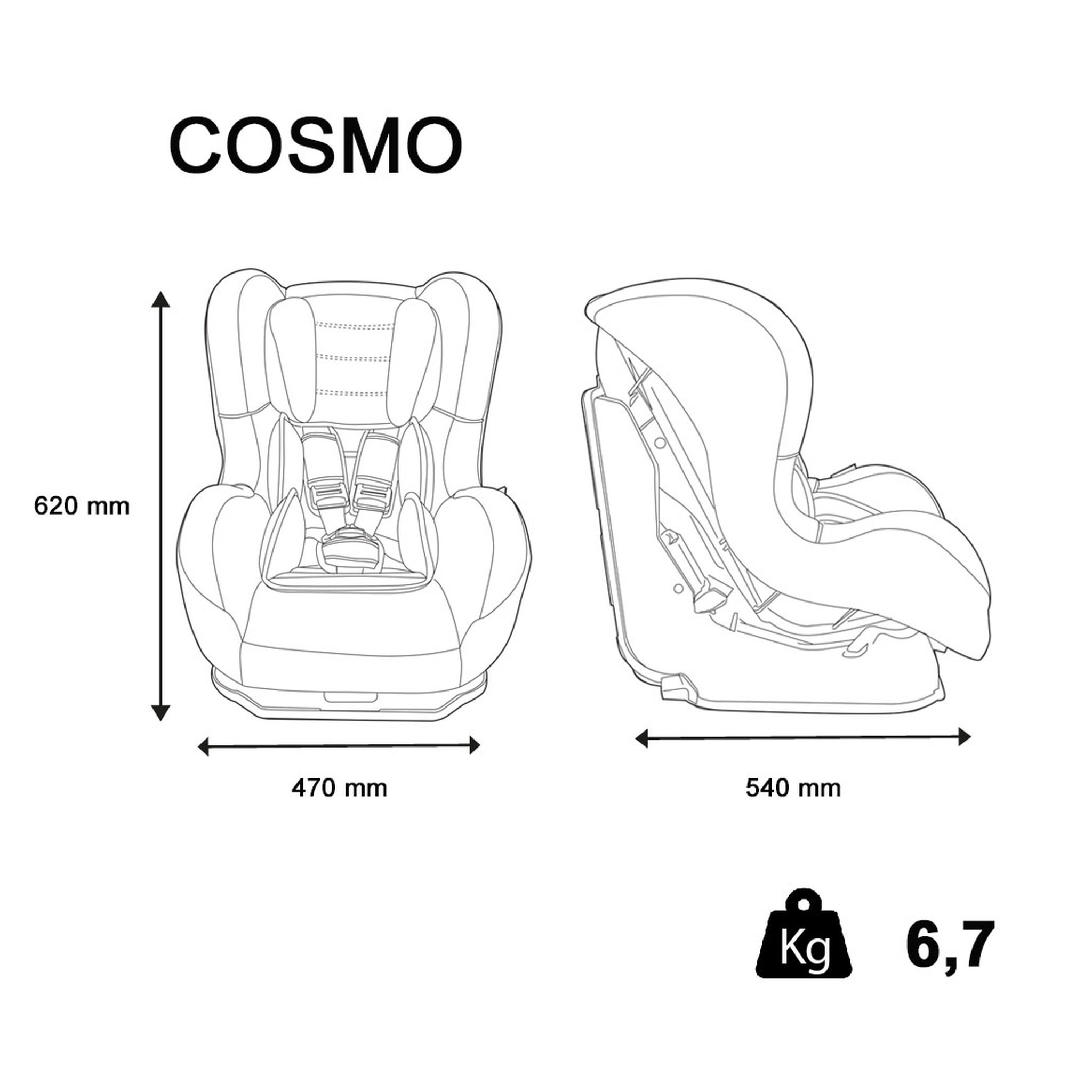 Voir la diapositive 3 : NANIA  Siège auto groupe 0/1 Cosmo Tiger