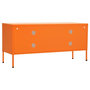 Voir la diapositive 5 : VIDAXL Meuble TV Orange 105x35x50 cm Acier