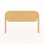 Rendez vous déco Tête de lit en rotin 140 cm - Paloma. Coloris disponibles : Beige
