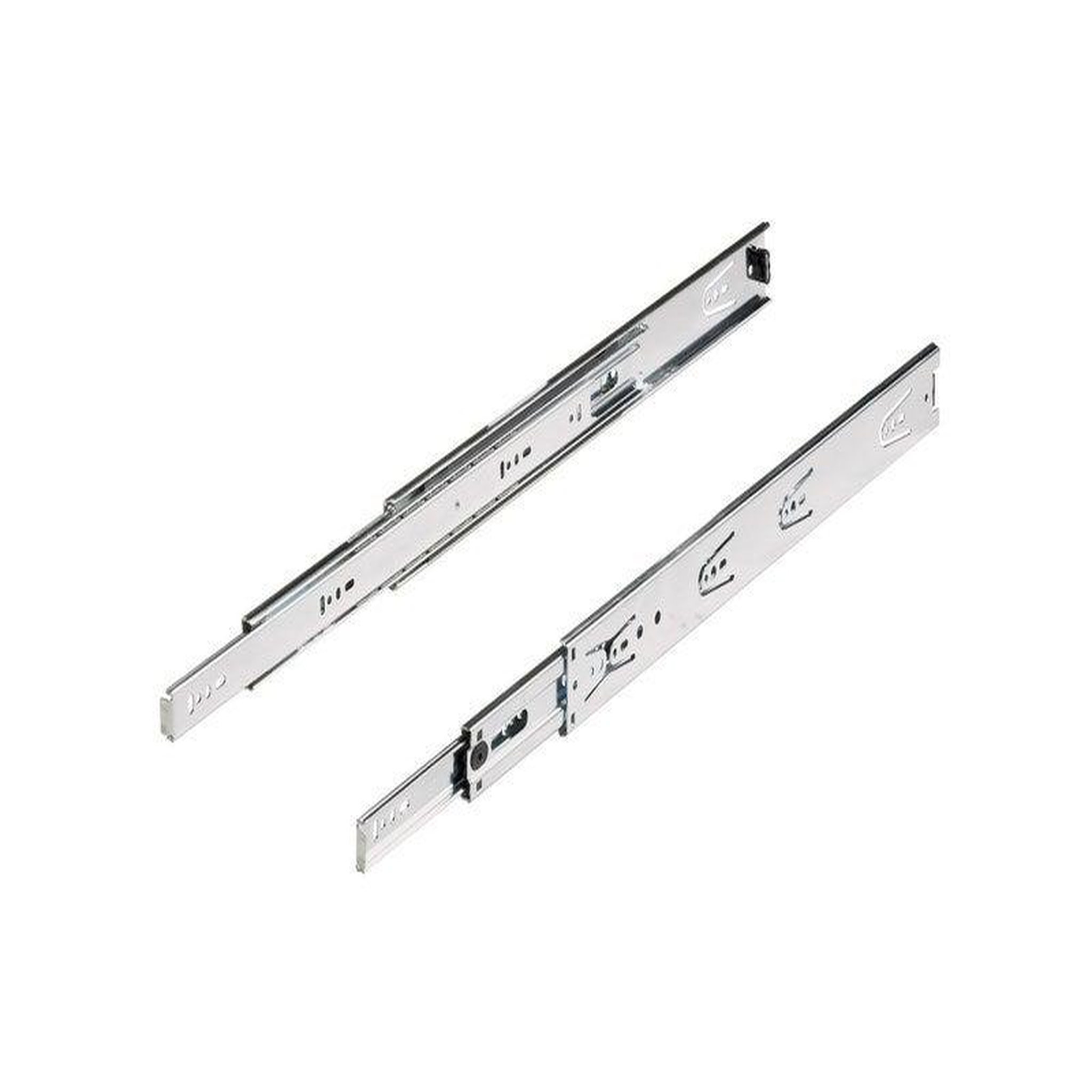 CENTRALE BRICO Lot de 2 coulisses pour tiroir a billes, HETTICH 45 kg L.25 cm