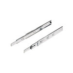 CENTRALE BRICO Lot de 2 coulisses pour tiroir a billes, HETTICH 45 kg L.25 cm