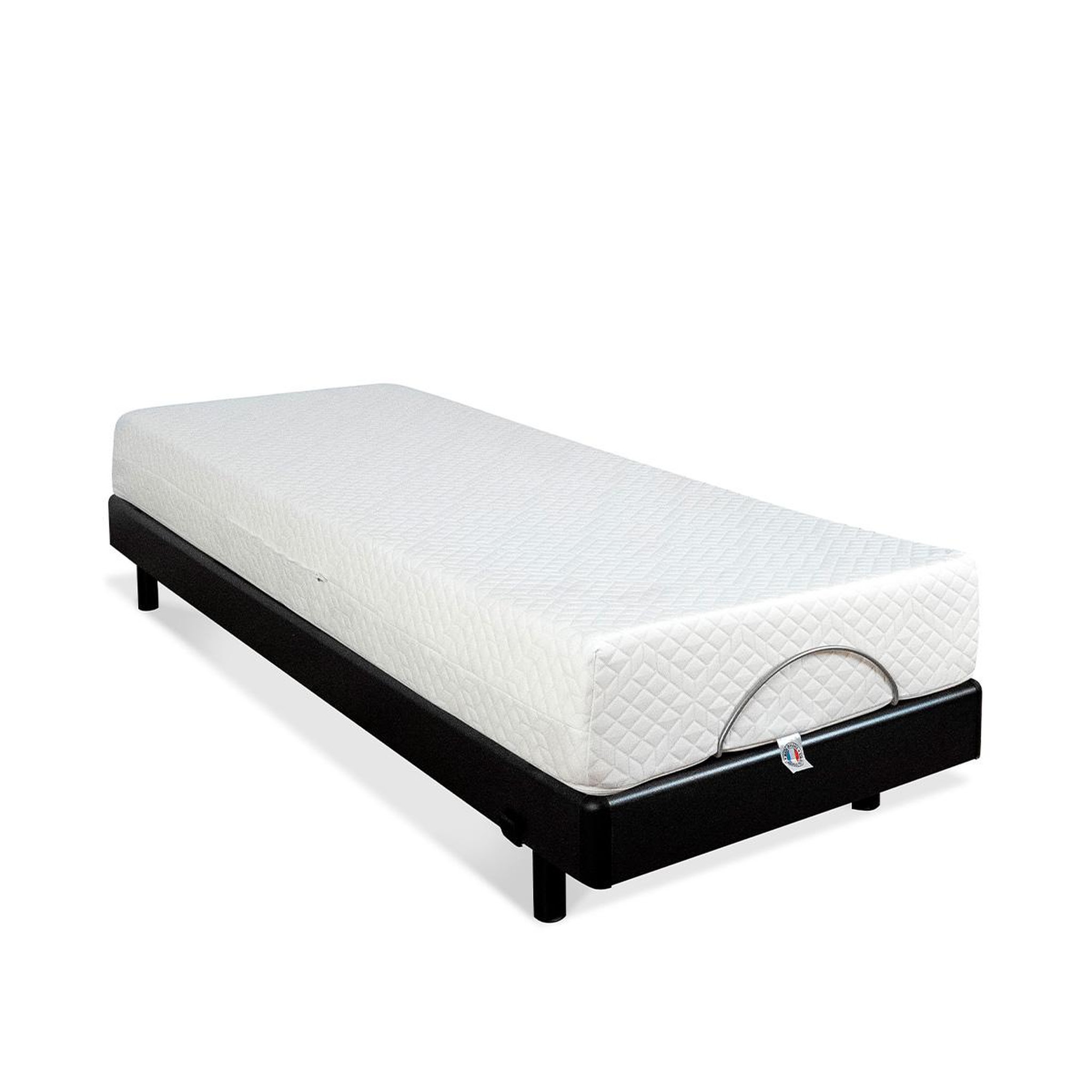 Voir la diapositive 1 : BELLECOUR Bellecour literie | ensemble superflex | sommier électrique + matelas mémoire de forme