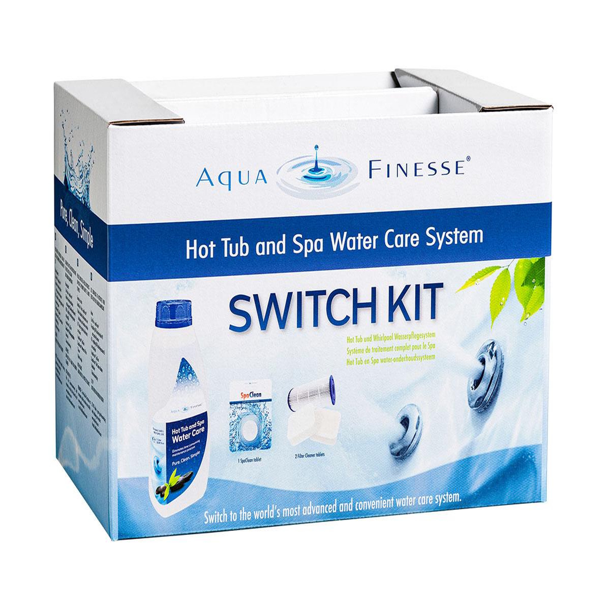 Voir la diapositive 4 : Aquafinesse Coffret de traitement switch kit pour spa - aquafinesse