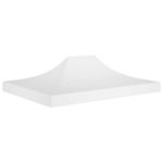 VIDAXL Toit de tente de reception 4x3 m Blanc 270 g/m^2