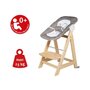 Voir la diapositive 6 : Roba ROBA Chaise Haute Évolutive Born Up 2 en 1 + Transat Inclinable - Sternenzauber - Des la Naissance - Bois Naturel