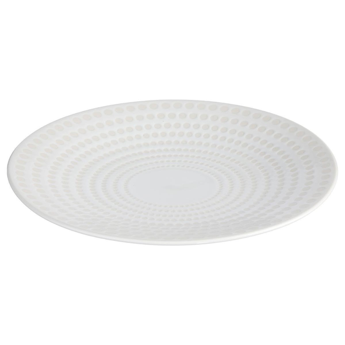SECRET DE GOURMET Lot de 6 Assiettes à Dessert  Galaxie  21cm Blanc