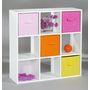 Voir la diapositive 2 : Etagère de rangement KUBIC 9 niches H91cm