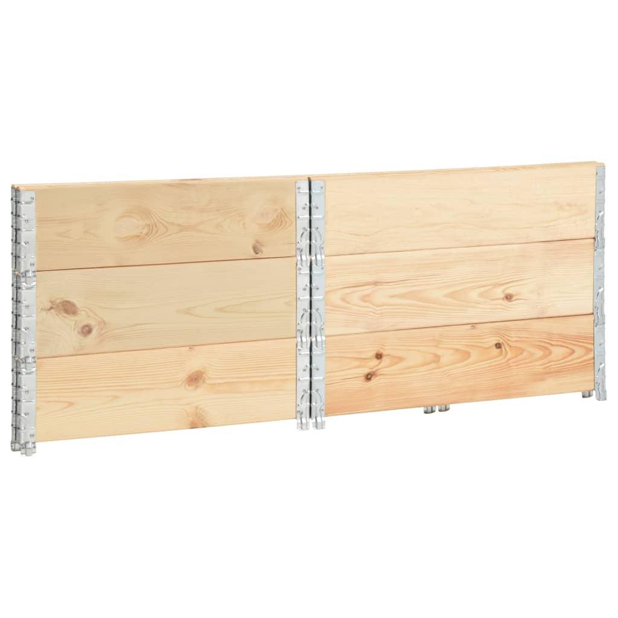 Voir la diapositive 4 : VIDAXL Jardinieres surelevees 3 pcs 100x100 cm Bois de pin solide