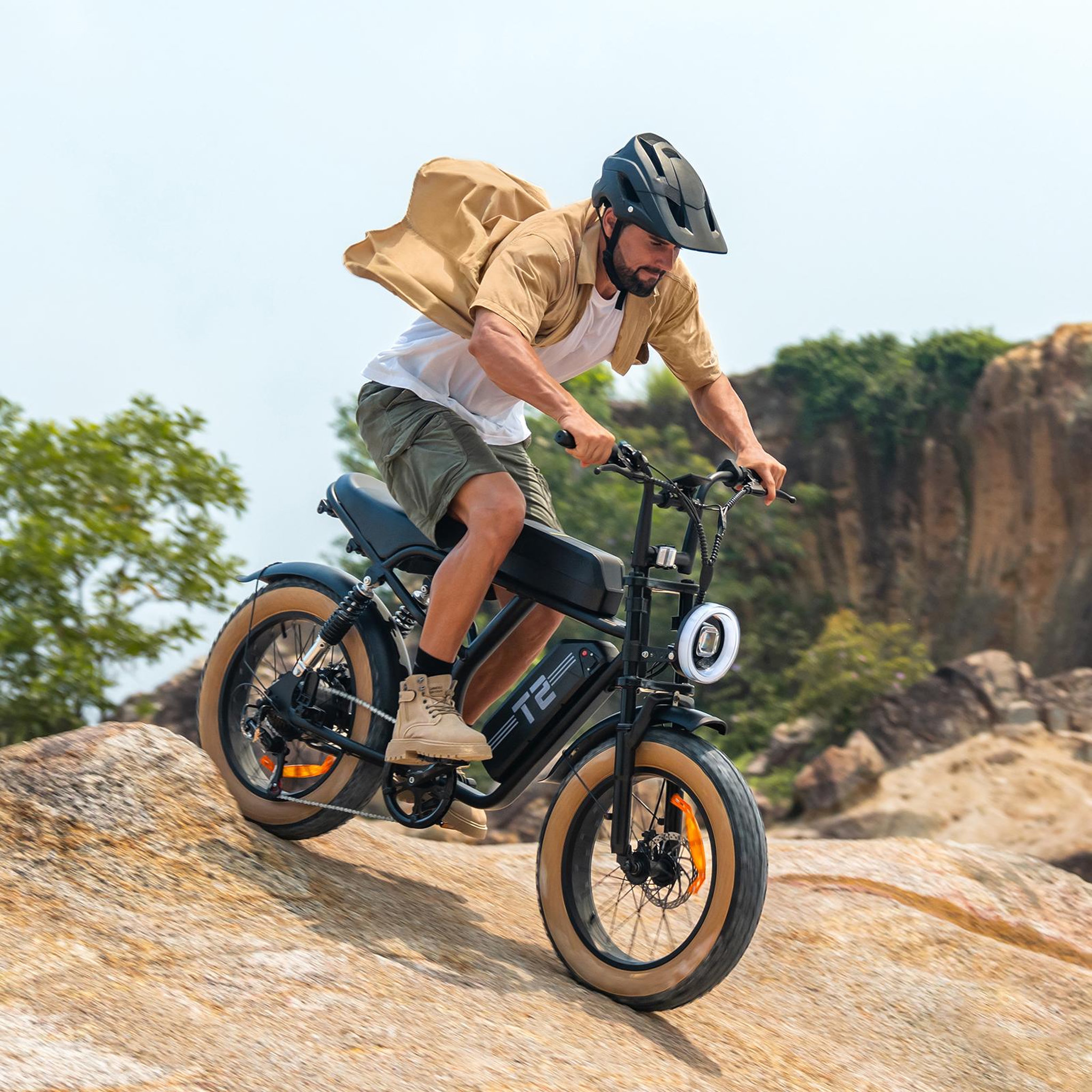 Voir la diapositive 5 : URLIFE Vélo électrique urlife t2, fatbike 20 pouces