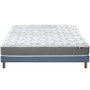 Voir la diapositive 1 : IDLITERIE Ensemble matelas mousse réversible STRATUS et sommier - confort français