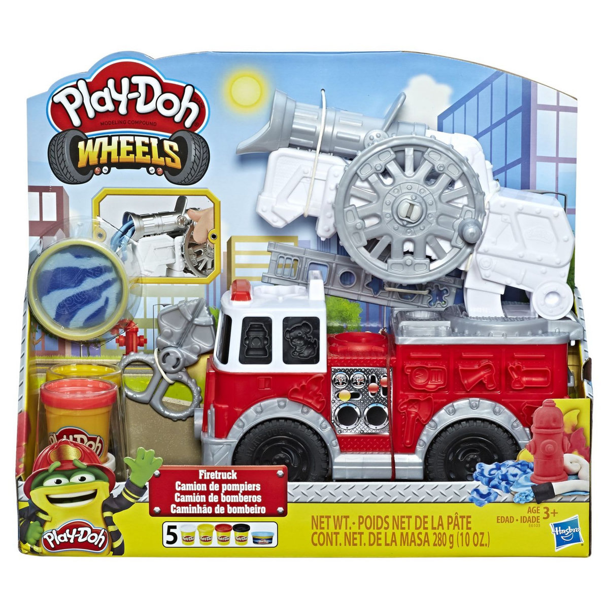 HASBRO Play-Doh - Le Camion de Pompiers  Pâte à Modeler 
