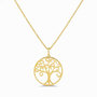 Voir la diapositive 1 : L'ATELIER D'AZUR Pendentif Or Jaune Arbre de Vie - Chaine Dorée Offerte - Femme