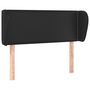 Voir la diapositive 2 : VIDAXL Tete de lit avec oreilles Noir 103x23x78/88 cm Similicuir