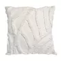 SOLEIL D'OCRE Coussin 40x40 cm TUFT blanc, par Soleil d'Ocre