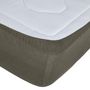Voir la diapositive 4 : ATMOSPHERA Drap Housse bonnet 30 cm 100% Lin 160x200 cm - Vert Kaki