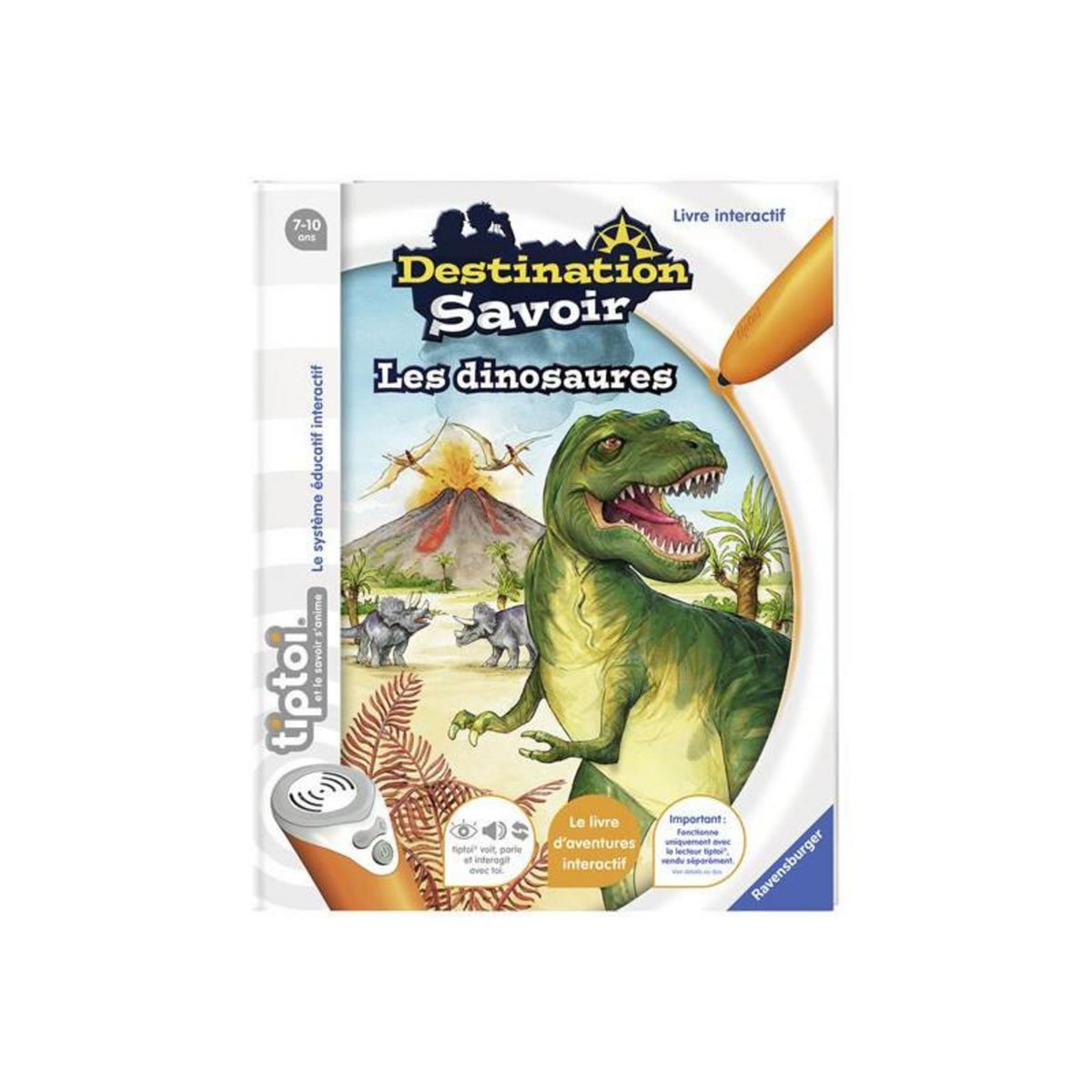 RAVENSBURGER Livre interactif Ravensburger Tiptoi® Destination Savoir Dinosaures