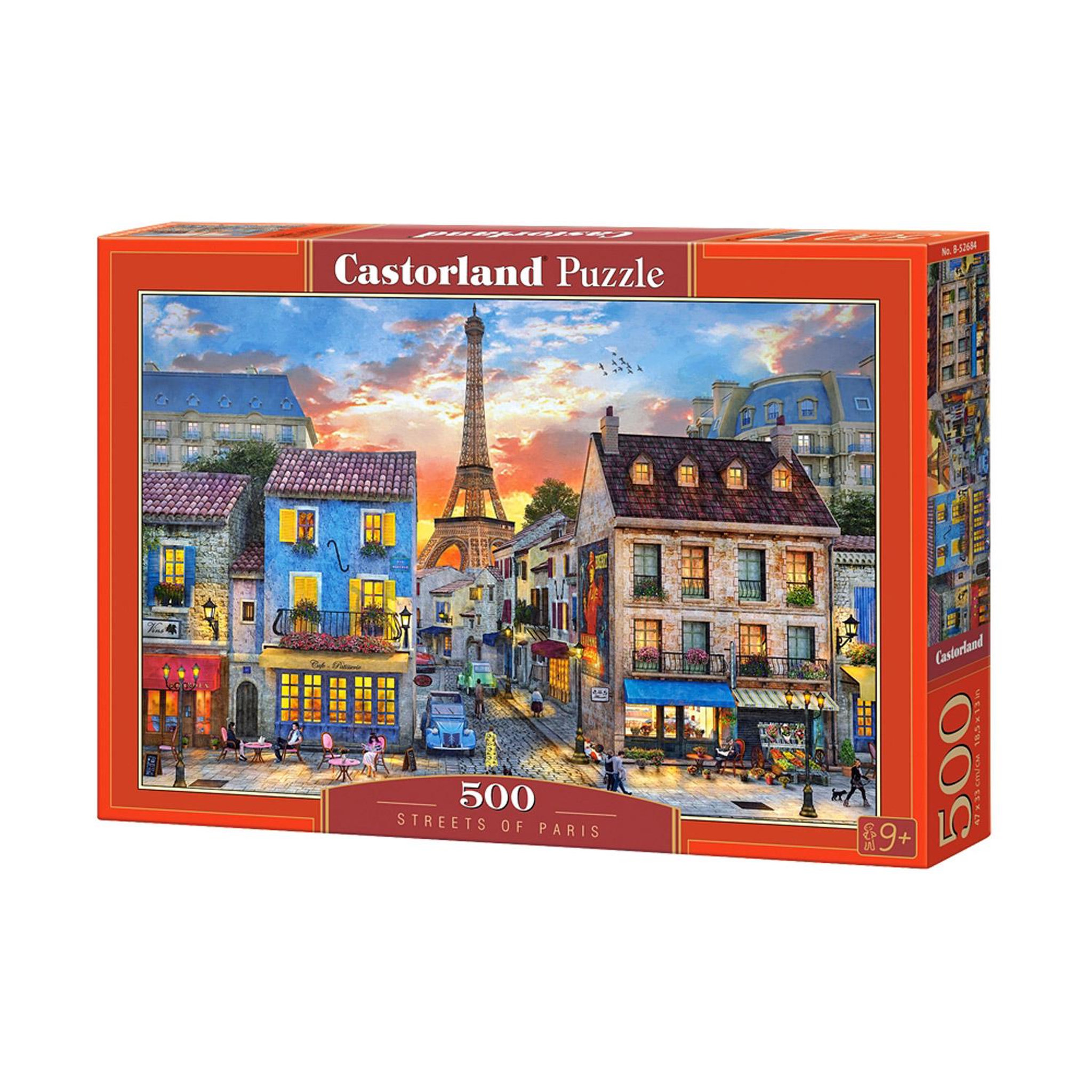 Voir la diapositive 2 : Castorland Puzzle 500 pièces : Rues de Paris