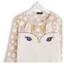 Voir la diapositive 2 : IN EXTENSO Ensemble pyjama peluche cerf fille