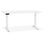 Voir la diapositive 1 : Paris Prix Bureau Design Réglable  Électrique  160cm Blanc