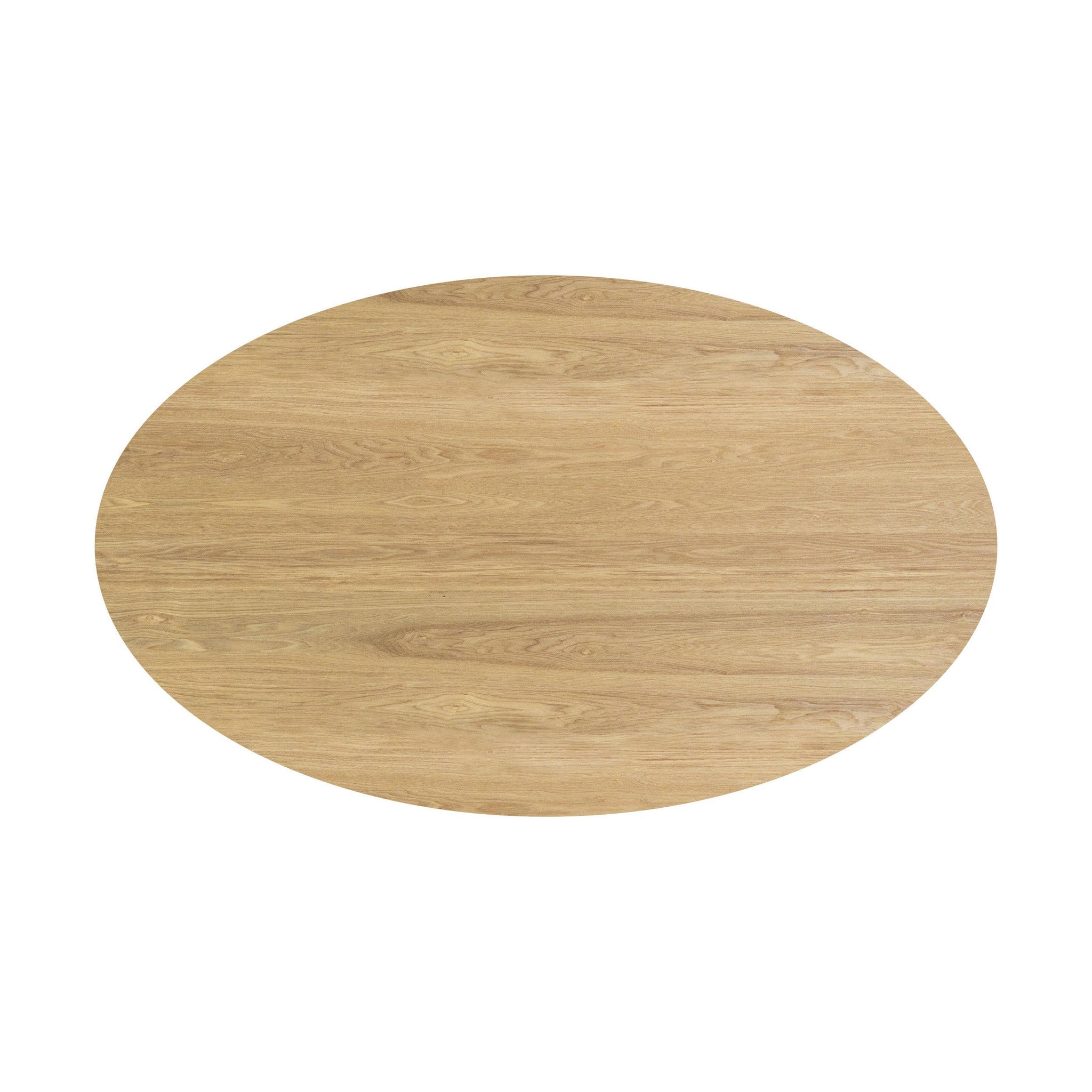 Voir la diapositive 3 : MAISON PAVANE Table ovale 6 personnes en bois clair 150 cm-eddy