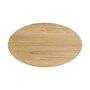 Voir la diapositive 3 : Rendez vous déco Table ovale 6 personnes en bois clair 150 cm-Eddy