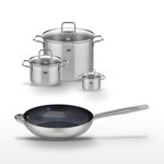 ELO Lot Poêle 32cm Profi Therm Platinum & 3 Faitouts Elo