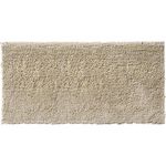 GUY LEVASSEUR Tapis de bain déco fil doré en polyester 60x120cm. Coloris disponibles : Vert, Blanc