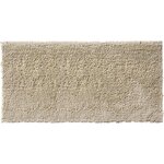 GUY LEVASSEUR Tapis de bain déco fil doré en polyester 60x120cm. Coloris disponibles : Blanc, Vert