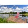 Voir la diapositive 2 : SUNNYDAYS Chaise de camping pliable - Fuchsia