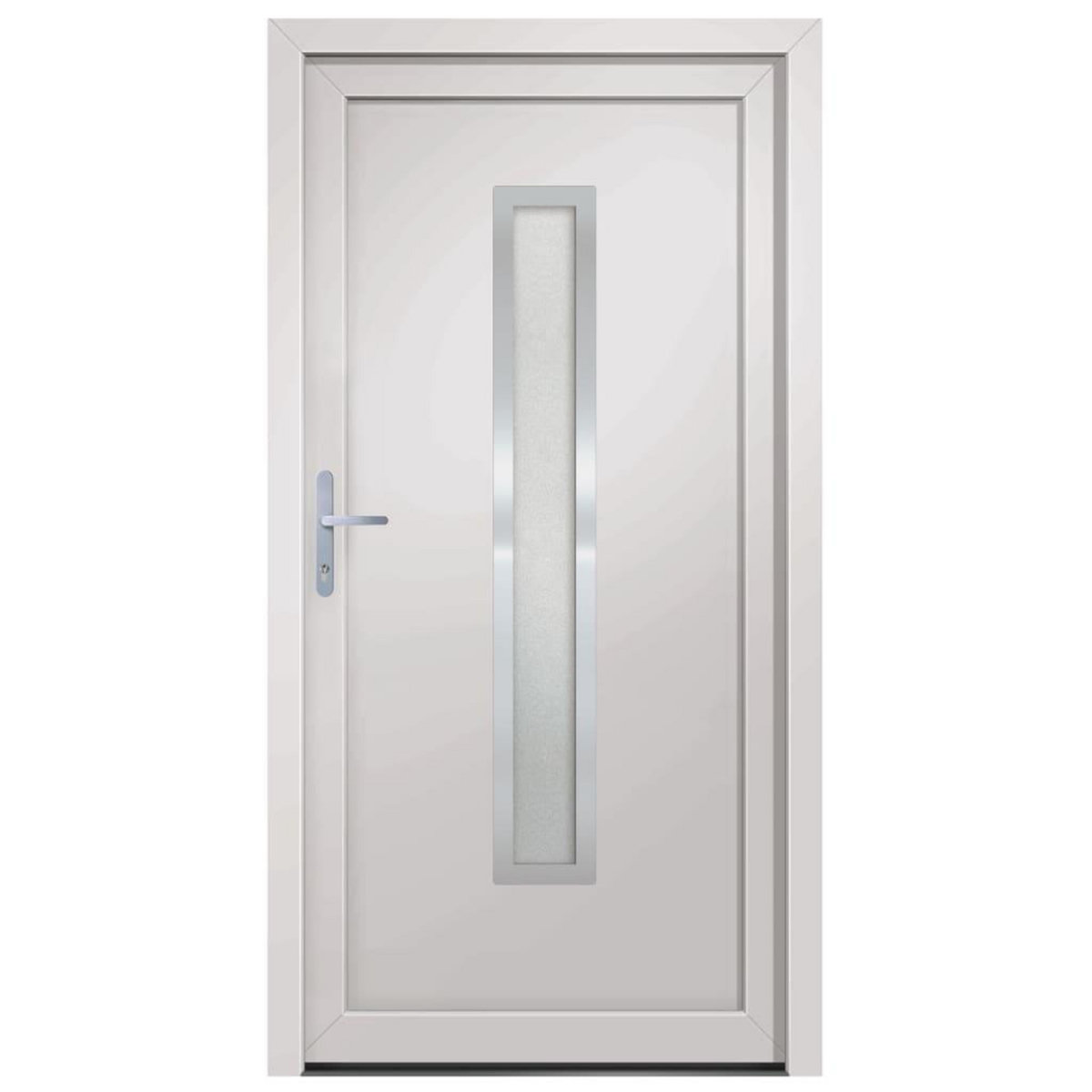 VIDAXL Porte d'entree Blanc 108x208 cm PVC