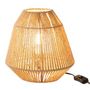Voir la diapositive 2 : Paris Prix Lampe à Poser en Jute  Tina  26cm Naturel