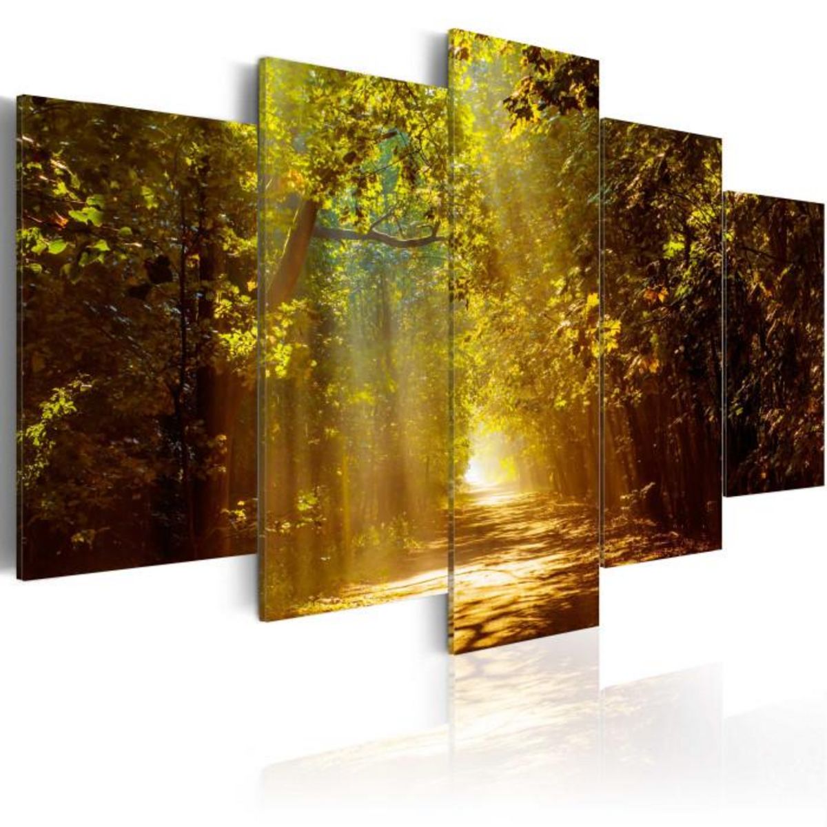 Paris Prix Tableau Imprimé  Forêt Ensoleillée