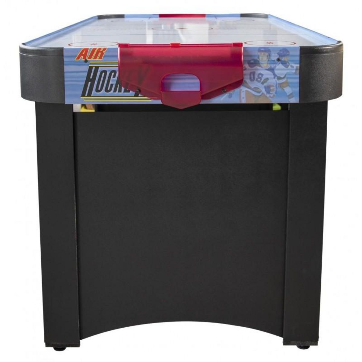 PLAY4FUN Air Hockey Teenager - Table de Air-Hockey avec système d'air pulsé 6-8W - 142 x 72 x 81 cm - Bleu/Noir