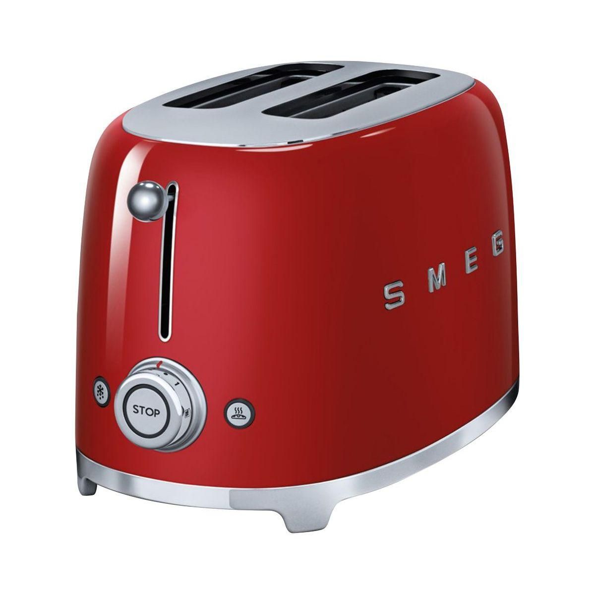 SMEG Grille-pain TSF01RDEU Rouge