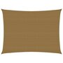 VIDAXL Voile d'ombrage 160 g/m^2 Taupe 3,5x5 m PEHD