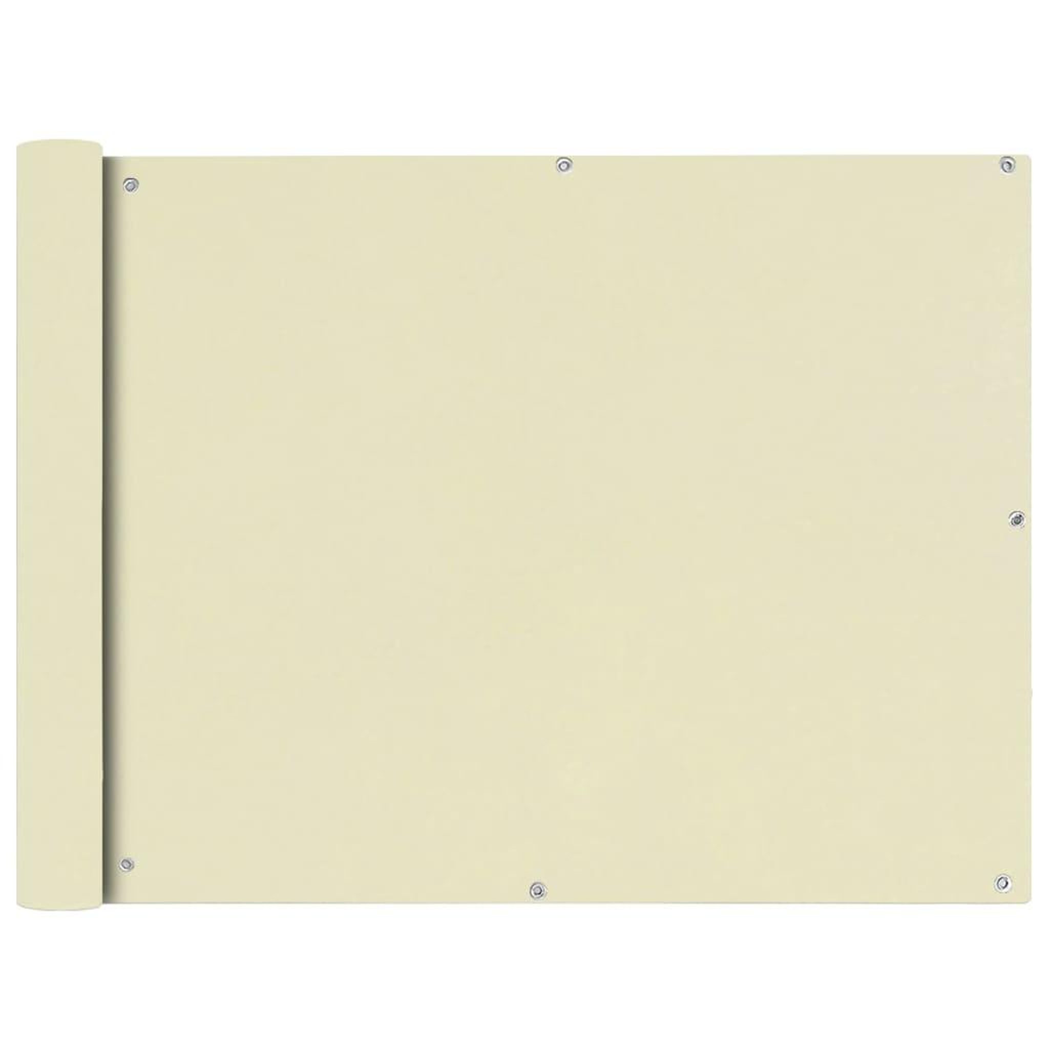 Voir la diapositive 1 : VIDAXL Ecran de balcon en tissu Oxford 90x600 cm Creme