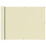 Voir la diapositive 1 : VIDAXL Ecran de balcon en tissu Oxford 90x600 cm Creme